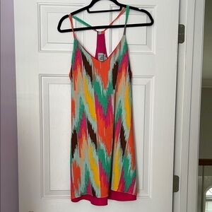 Judith March Multicolor Slip Dress